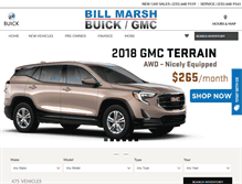 Tablet Screenshot of billmarshgm.com